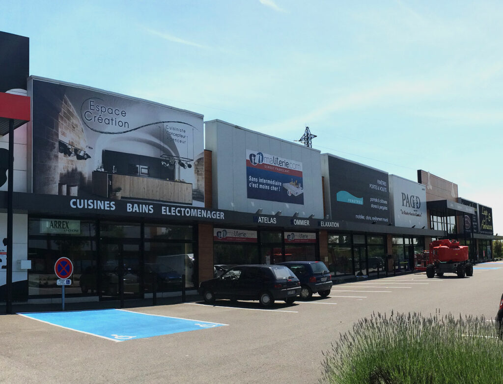 GNC Holding - Réalisation de cellules commerciales à Hauconcourt - Mise au Green